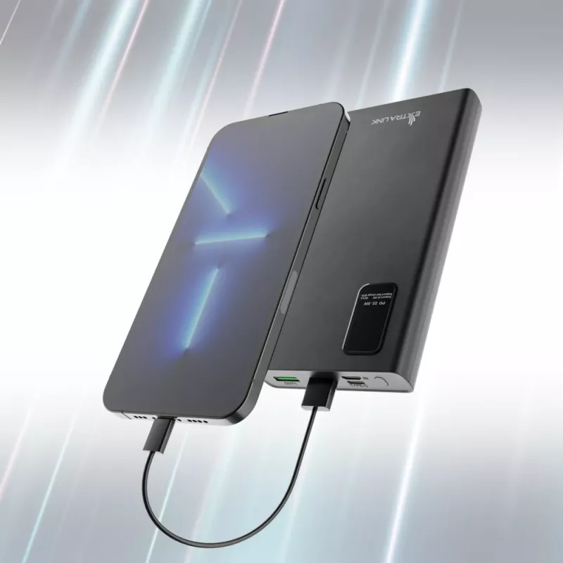 Portable Charger Extralink Powerbank EPB-067B 10000mAh