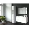 Topeshop MARBELA white gloss bathroom storage cabinet White