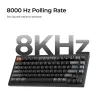 Mechanical 75% keyboard Keychron V1 Ultra 8K — QWERTY, Bluetooth & Wired, RGB, Black