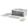 DIGITUS SOHO Pro 4U Wall-Mount Network Set, 19 inch 540x400mm, Light Grey, Includes Cat.6 Patch Panel, Shelf, Power Strip