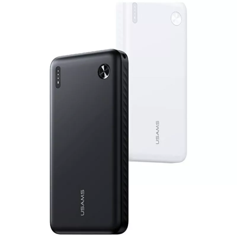 Power bank usams PB83 10000mAh PD 2×USB-A USB-C white