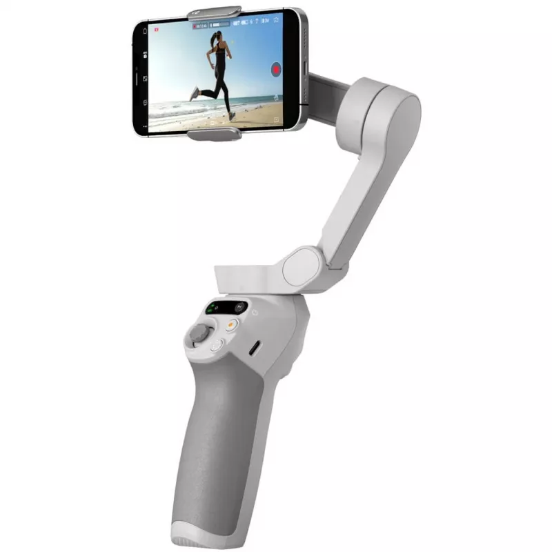 DJI OM SE Gimbal Grey Bluetooth Incl Mobile Holder Bag Max Load 290 G