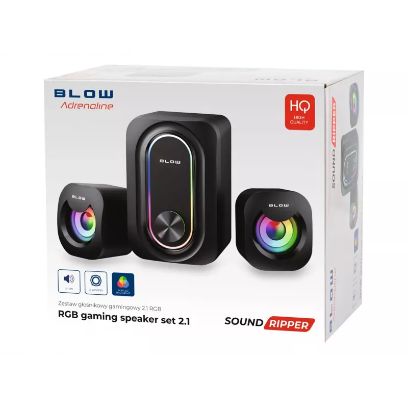 2.1 computer gaming speakers with subwoofer