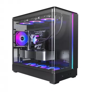 PC Case Montech KING 15 PRO Black — micro ATX / Mini-ITX midi tower