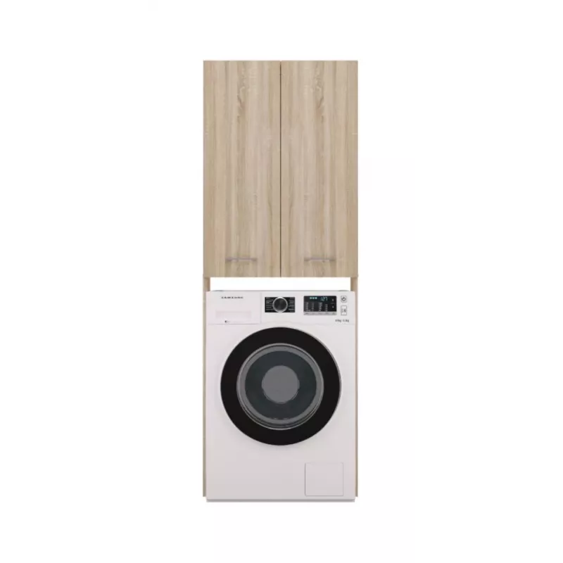 Bathroom wall cabinet top e shop POLA DD SONOMA, oak frame, wall-mounted, 4 shelves
