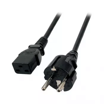 EFB-Elektronik Power Lead Grounded Plug 180° - C19 180°, black, 1,8 m, 3 x 1,50 mm² Manufacturer: EFB Elektronik (EK511.1,8)