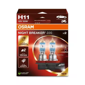 Halogen bulb set Ledvance H11 12V 3700K, 2 pieces
