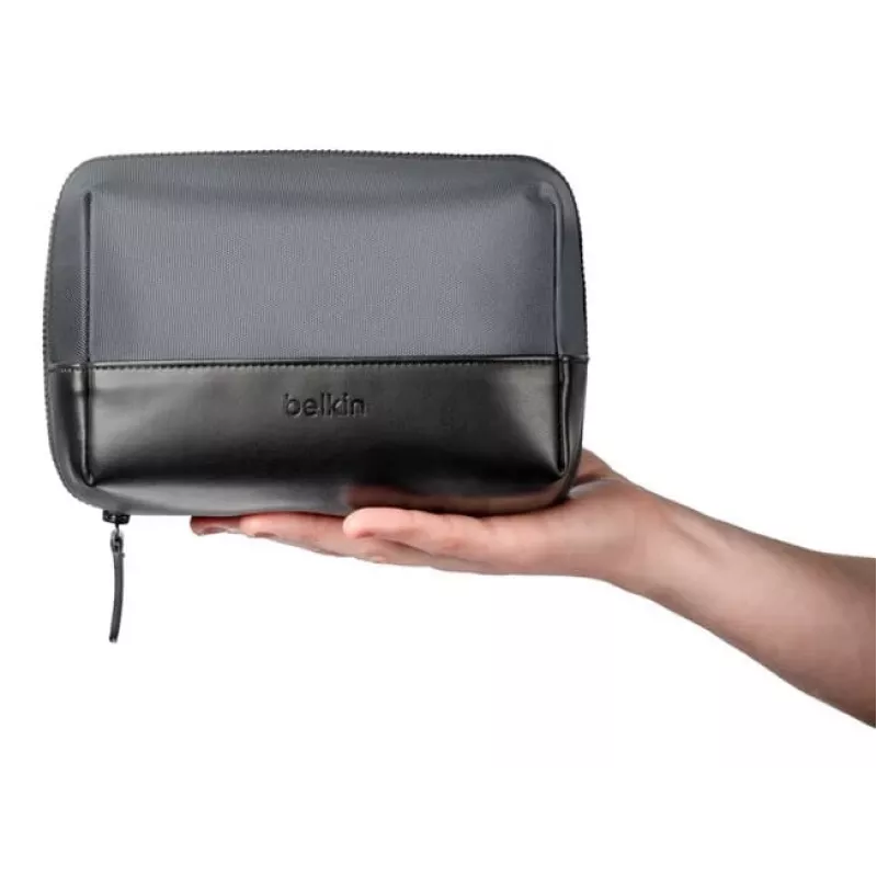 Travel organizer Belkin MMA013HQBK compact design durable material, carry case for cables and accessories