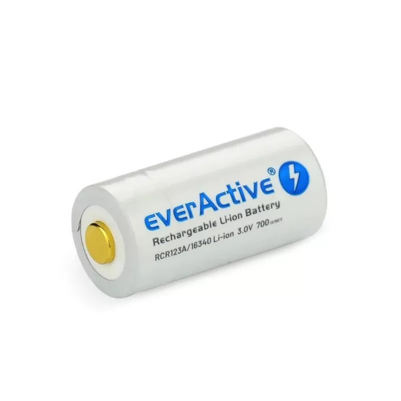 Rechargeable battery everActive EV16340 700mAh 3V with Micro USB charging