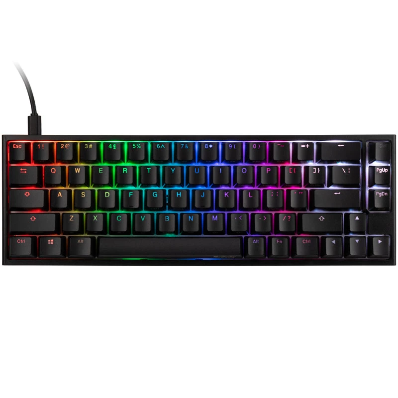 Ducky One 2 SF Gaming Keyboard, MX-Blue, RGB LED - Black (US)