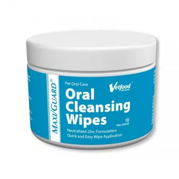 Vetfood MAXI/GUARD Oral Cleansing Wipes for dogs and cats 100 wipes