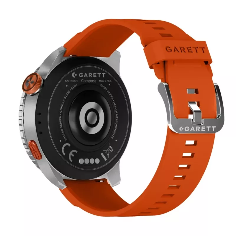 Smartwatch Garett Compass GPS silver — Garett Compass GPS srebrny