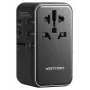 Charger Vention FJGB0 100W GaN with 3× USB-C and 1× USB-A, Black