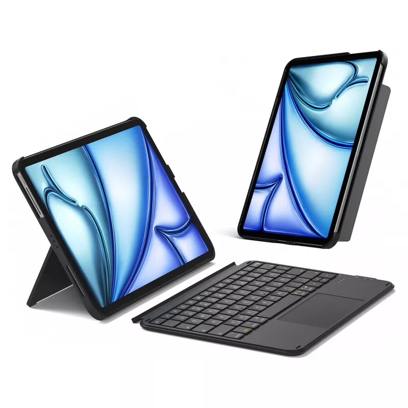 Folio keyboard case Inateck KB04122 for 11 inch iPad — QWERTZ layout, Bluetooth, 500 mAh battery, 450 g