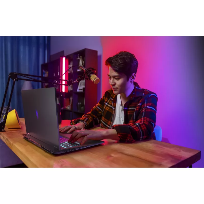 Laptop Acer Nitro 18 AI AN18-61-R698, AMD Ryzen AI 7 PRO 350 3.5 GHz, 18 inch WQXGA 2560×1600, 16 GB DDR5, 1 TB SSD, NVIDIA GeForce RTX 5060, Windows 11 Home, Black