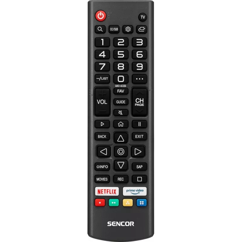 24 inch SENCOR SLE 24S803B HD Ready SMART TV with webOS, Wi‑Fi, Bluetooth, DVB-T2/C/S2, 1366×768