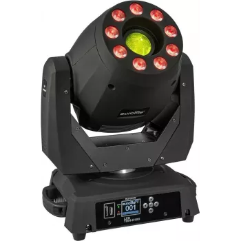 Moving Head Spot Wash EUROLITE TMH-H180 180W COB lighting fixture, spot and wash functions
