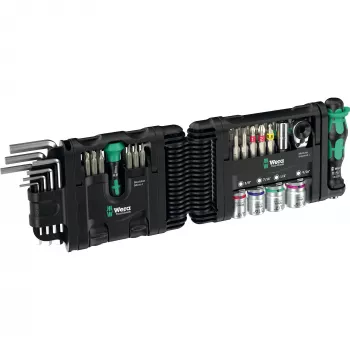 Wera 05049025001 Tool Set 50 Tools Black Metallic