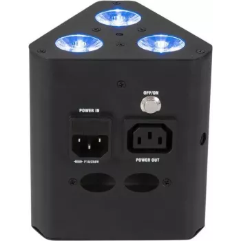 LED battery uplight EUROLITE AKKU TL-3 QCL RGB UV, portable wireless stage/wash light