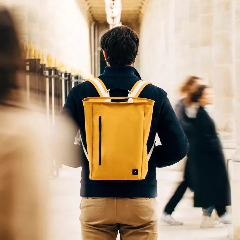 Casual backpack Native Union W.F.A Backpack Yellow 100% recycled PET
