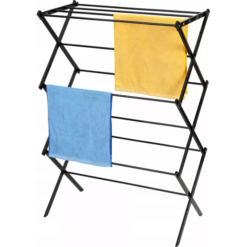 Clothes drying rack PROMIS SU111 — vertical indoor steel dryer, 3 m drying space, 1000 mm height, foldable