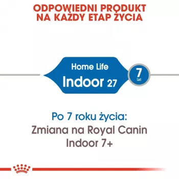 Dry cat food Royal Canin Home Life Indoor 27 Adult 2 kg — poultry flavor, 27% protein, 13% fat