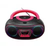Denver TCL-212BT PINK CD player Portable CD player Black, Pink