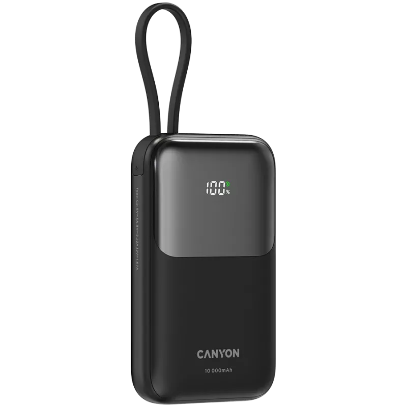 OnPower 101 built-in cable 10000 mAh PD22.5W Black