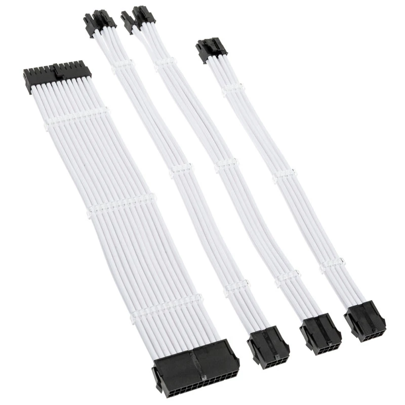 Kolink Core Standard Braided Cable Extension Kit - Brilliant White