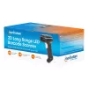 Manhattan 2D Long Range LED Barcode Scanner, USB, 450mm Scan Depth, Max Ambient Light 100,000 lux (sunlight), Supports symbologies - 1D (x21 versions) and 2D (x10 versions), Scanner RJ45 to USB 1.8m cable (most popular type, which is USB-A), Black, 3 Year Warranty