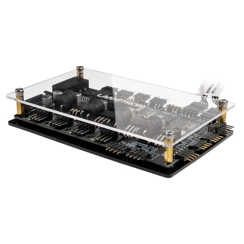 Fan and RGB Controller Lamptron RW460 for Water Cooling Systems — black
