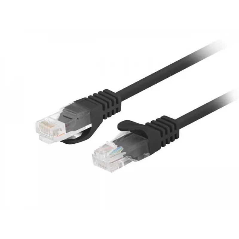 Lanberg PCU6-10CC-0750-BK networking cable Black 7.5 m Cat6 U/UTP
