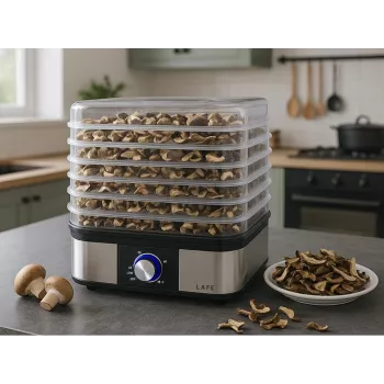 Food Dehydrator LAFE LAFPAR47689 with 6 Trays and Adjustable Temperature