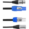 DMX Kombi cable EUROLITE 30227783, P-Con to 5‑pin XLR, 3 m length