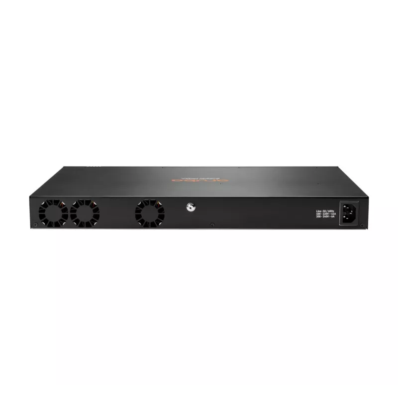 HPE - Aruba Serie - Aruba 6300F - Switch - L3 - managed - 24 x 10/100/1000 + 4 x 1 Gigabit / 10 Gigabit / 25 Gigabit / 50 Gigabit SFP56 (Uplink / Stacking) Front and Seite to Hinte