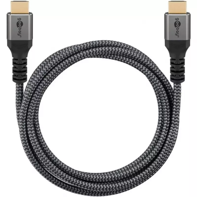 Goobay 65263 HDMI-Cable 5 m HDMI Type A (Standard) Grey (65263)