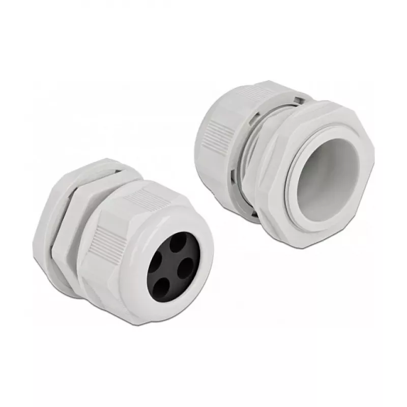 Cable Gland DeLOCK 60384 Grey Plastic 2 pc(s)