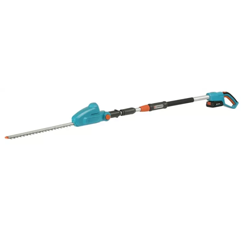 Battery Telescopic Hedge Trimmer THS 42/18V P4A, Ready-To-Use Set (turquoise/Grey, Li-Ion Battery 2,5Ah P4A, POWER FOR ALL ALLIANCE)
