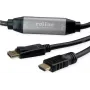 ROLINE Adapterkabel - DisplayPort männlich zu HDMI männlich - 10 m - Schwarz - unterstützt 4K 60 Hz (3840 x 2160)