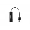 Network interface card LANBERG NC-0100-01 USB 10 Gbit/s, hot-swap, cable 0.15 m, black