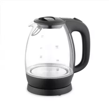 Electric glass kettle Maestro MR-063-BLACK, 2200W, glass body, cordless base