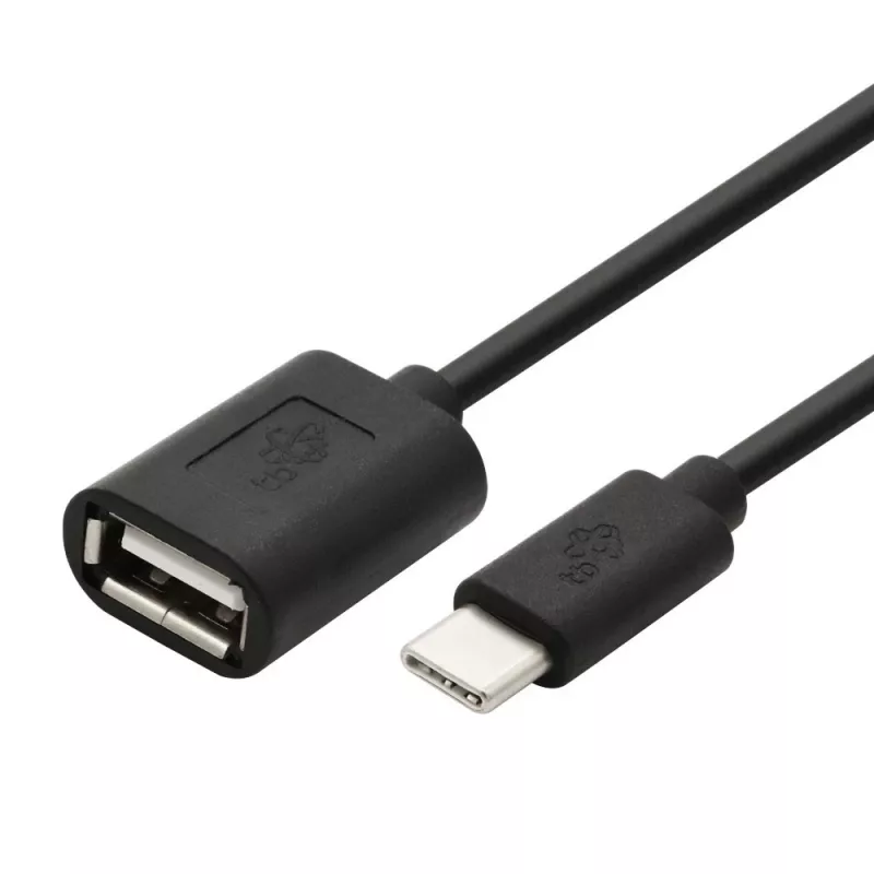 TB Cable OTG USB AF - USB C 15cm Black (AKTBXKU4PAC015B)