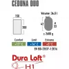 High Peak Ceduna Duo Rectangular sleeping bag Polyester Blue