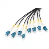 DIGITUS Vorkonfektionierte Fibre Optic Universal Breakout Cable, Singlemode OS2, 8 Fibres, LC/UPC - LC/UPC