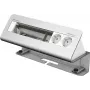 Kindermann CablePort desk² 6-fold - Socket Enclosure - surface mountable - Power Supply X 2 - anodised aluminium (7430000062)