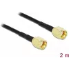 Antenna Cable DeLOCK RP-SMA to RP-SMA LMR/CFD100 2m