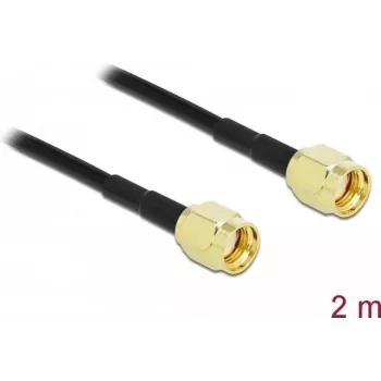 Antenna Cable DeLOCK RP-SMA to RP-SMA LMR/CFD100 2m