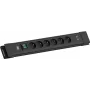 Bachmann Power Strip CONNECTUS 6xUTE 1x switch 1xUSB A/C 22W 2.0m CEE7/7 (BM005941)