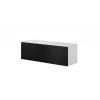 Cama living room furniture set ROCO 3 (2xRO3+2xRO4+2xRO1) white/white/black