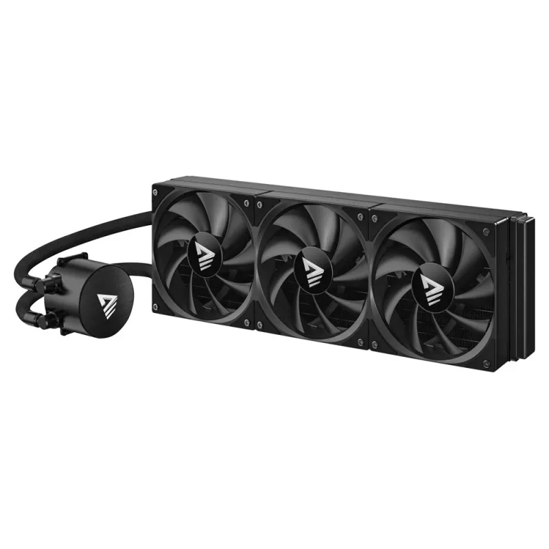 Liquid cooling kit SAVIO NOX 360 mm (3×120 mm fans, copper base, aluminium radiator) Black, 600–1800 RPM